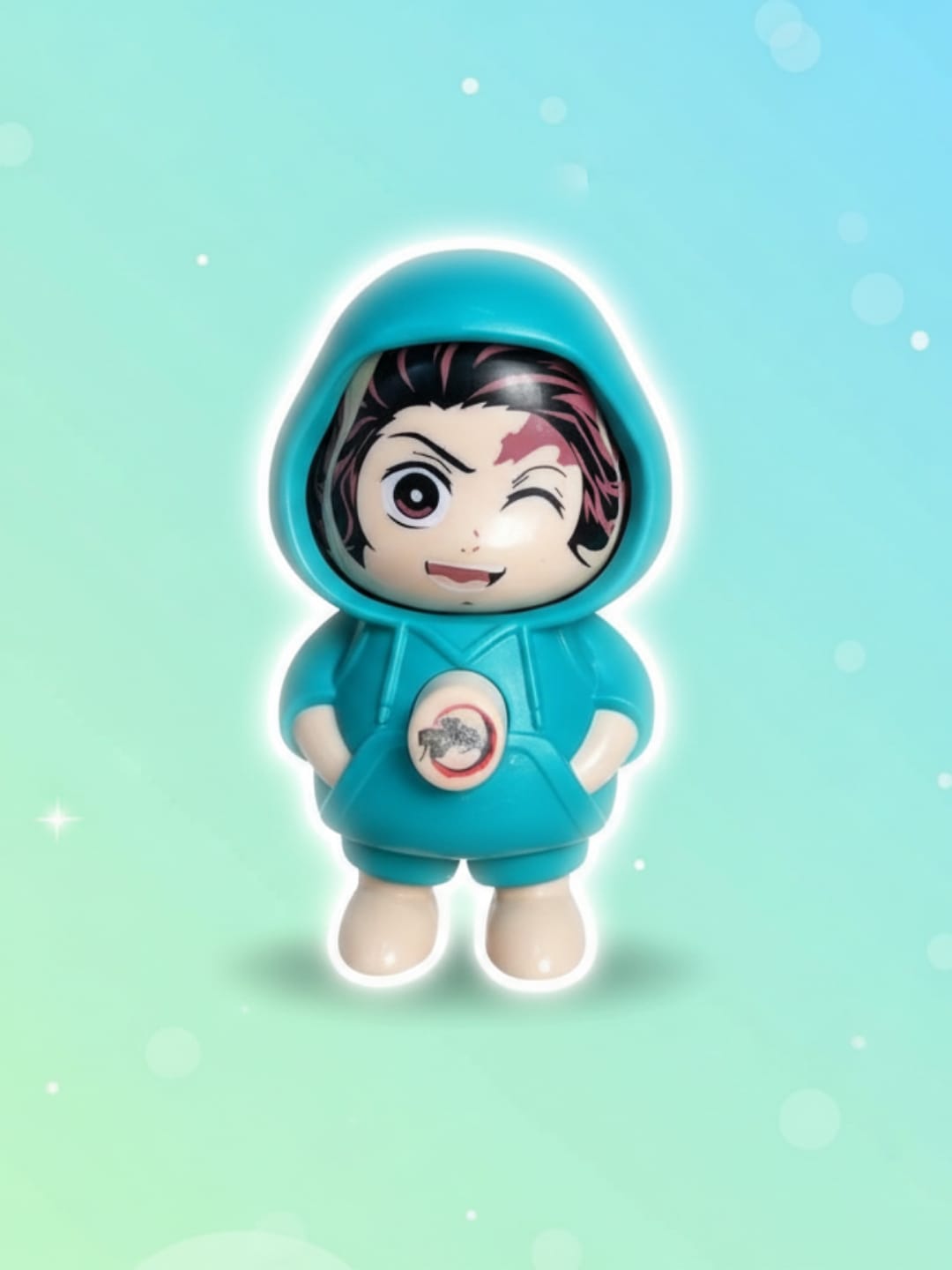 Tanjiro Aura Switch | High Quality Face Changing Keychain