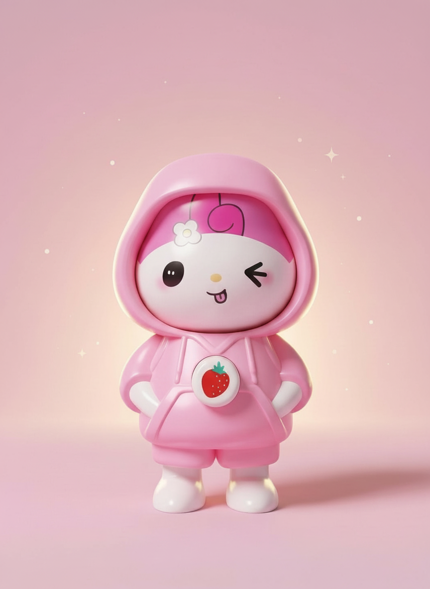 Hello Kitty Mood Switch | High Quality Face Changing Keychain