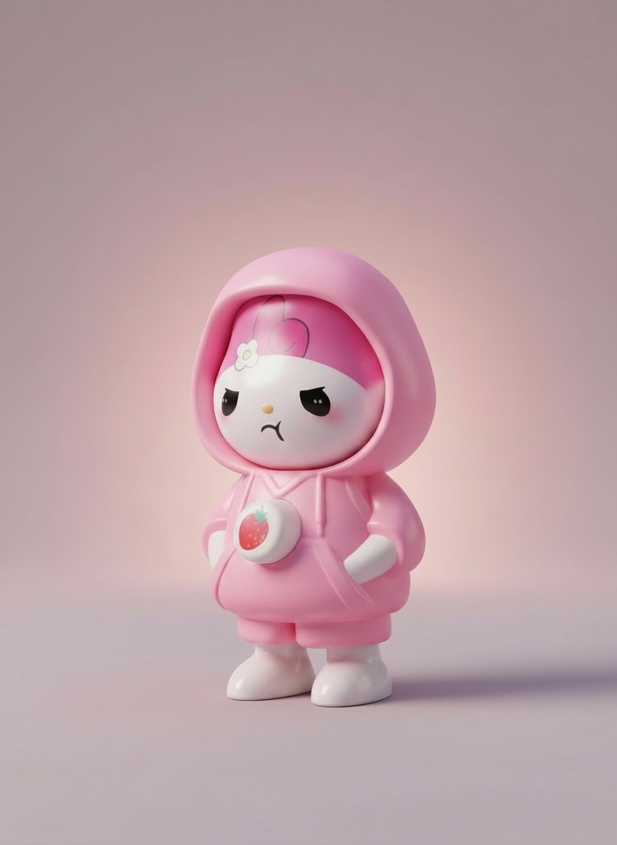 Hello Kitty Mood Switch | High Quality Face Changing Keychain